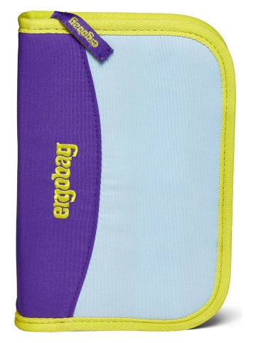 Ergobag Federmäppchen "TauchBär" in Hellblau/ Lila - (B)21 x (H)4 x (T)14 cm