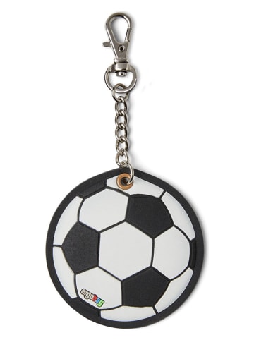 Ergobag Anhänger "Fußball" in Weiß/ Schwarz