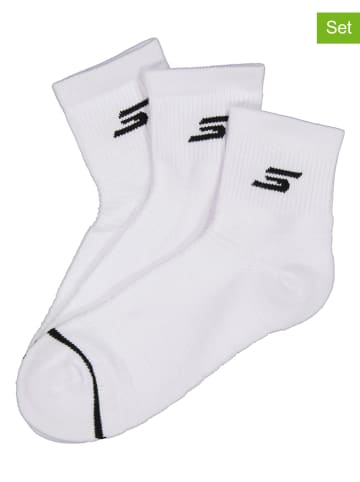 Skechers 3-delige set: sokken wit