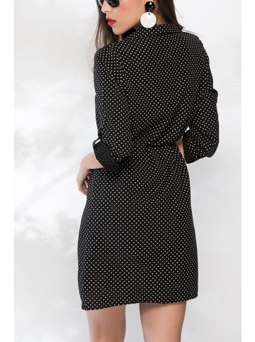 Milan Kiss Jurk zwart/wit