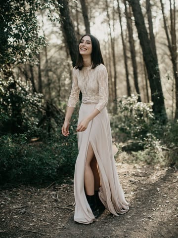 Ceylan Kleid in Champagner