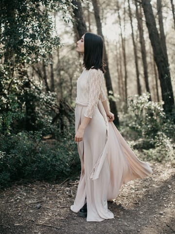 Ceylan Kleid in Champagner