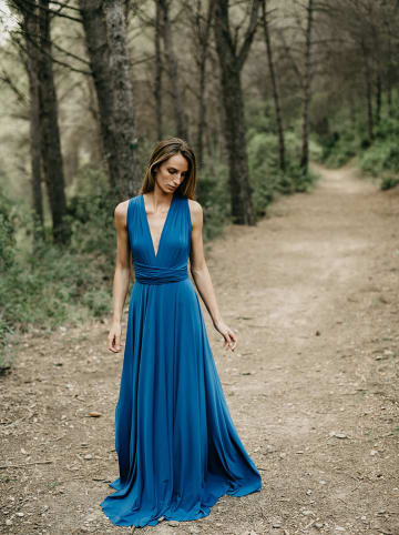 Ceylan Jurk blauw