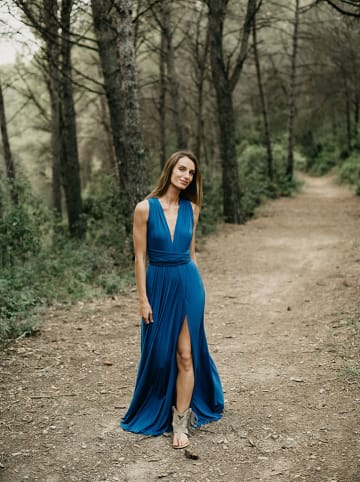 Ceylan Jurk blauw