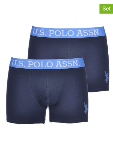 U.S. Polo Assn. 2-delige set: boxershorts donkerblauw