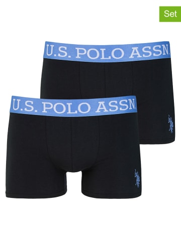 U.S. Polo Assn. 2-delige set: boxershorts zwart