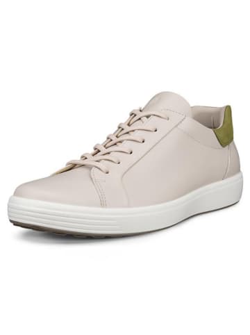 Ecco Leder-Sneakers "Soft 7 M" in Beige