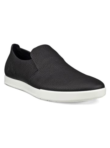 Ecco Leder-Slipper "Leisure"  in Schwarz