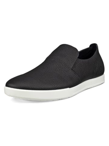 Ecco Leder-Slipper "Leisure"  in Schwarz