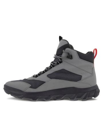 Ecco Leren wandelschoenen "MX" grijs/antraciet