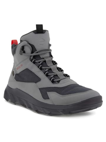 Ecco Leren wandelschoenen "MX" grijs/antraciet
