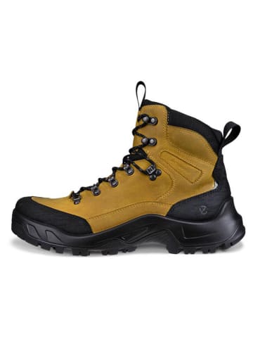 Ecco Skórzane buty trekkingowe "Offroad" w kolorze czarno-żółtym