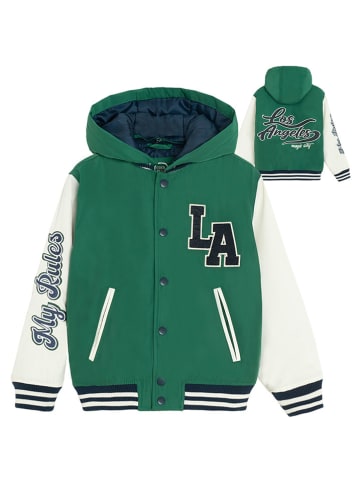 COOL CLUB Übergangsjacke in Grün/ Weiß
