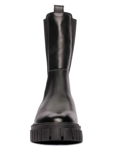 Clarks Skórzane sztyblety "Page" w kolorze czarnym