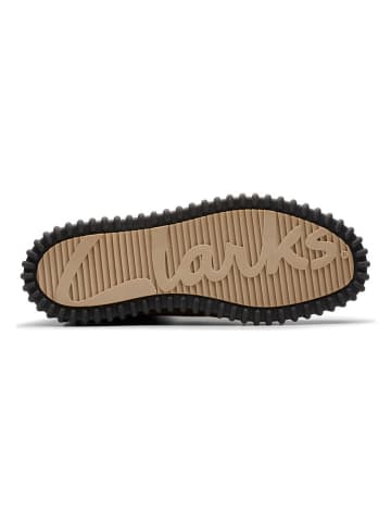 Clarks Skórzane sztyblety "Torhill Maple" w kolorze beżowym