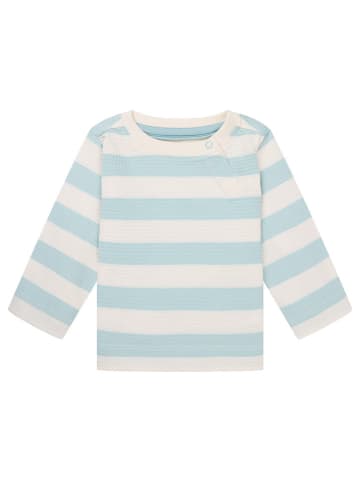 Noppies Longsleeve "Ogden" in Creme/ Hellblau