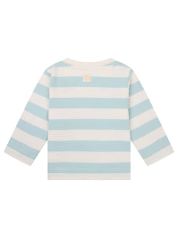 Noppies Longsleeve "Ogden" in Creme/ Hellblau