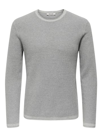 ONLY & SONS Trui "Eric" lichtgrijs