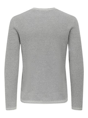 ONLY & SONS Sweter "Eric" w kolorze jasnoszarym