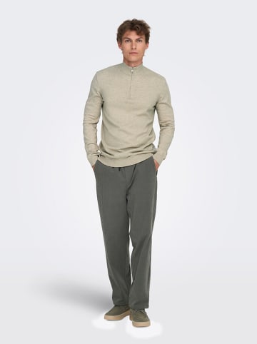ONLY & SONS Sweter "Loui" w kolorze beżowym