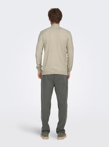 ONLY & SONS Sweter "Loui" w kolorze beżowym
