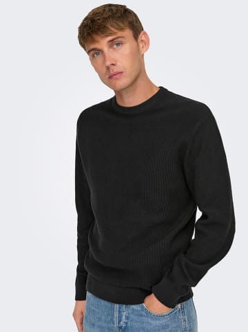 ONLY & SONS Pullover "Tony" in Schwarz