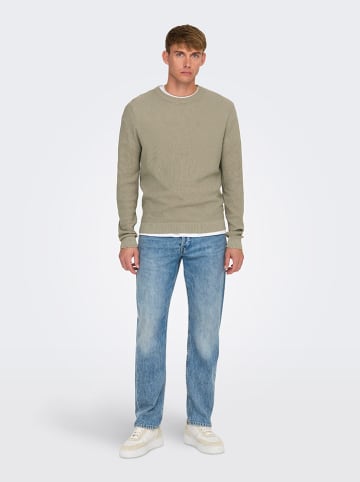 ONLY & SONS Pullover "Tony" in Beige