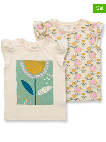 Sense Organics 2er-Set: Shirts in Beige/ Bunt