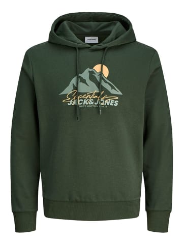 Jack & Jones Hoodie in Dunkelgrün