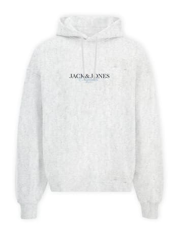 Jack & Jones Hoodie in Hellgrau
