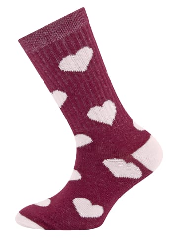ewers 3er-Set: Socken in Beere/ Rosa/ Grau