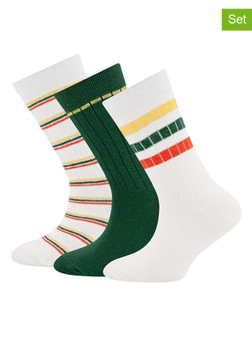 ewers 3er-Set: Socken in Grün/ Bunt