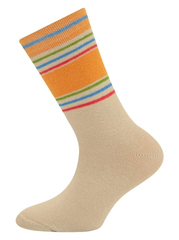 ewers 3-delige set: antislipsokken beige/groen