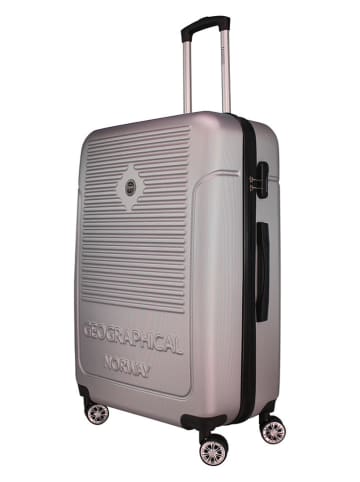 Geographical Norway 3-delige hardcase-trolleyset "Santiago" grijs