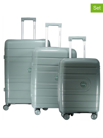 Geographical Norway 3tlg. Hardcase-Trolleyset "Savage" in Mint