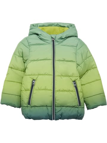 s.Oliver Doorgestikte jas groen/geel/turquoise
