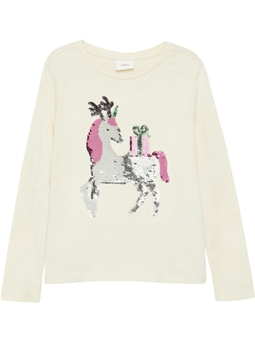 s.Oliver Longsleeve wit