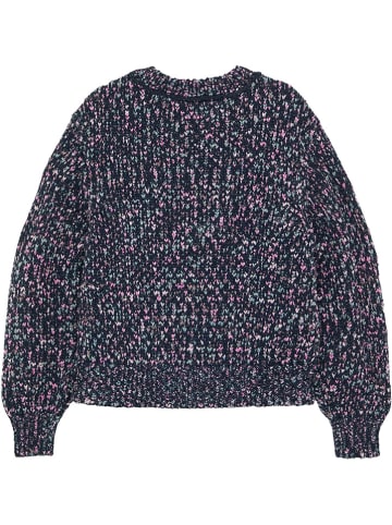 s.Oliver Trui donkerblauw/mintgroen/roze