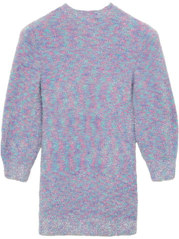 s.Oliver Strickkleid in Pink/ Hellblau/ Lila