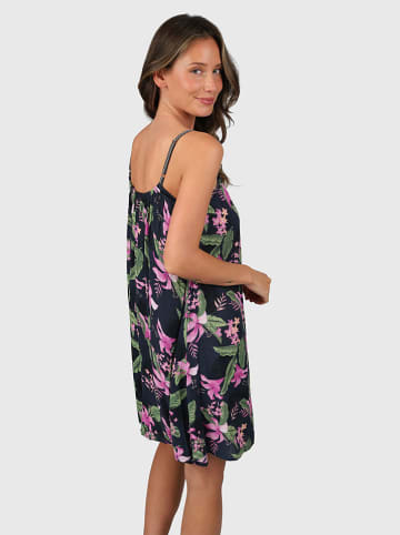 Brunotti Kleid "Isla" in Dunkelblau/ Pink