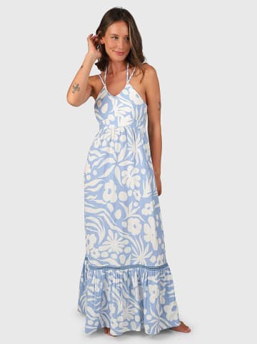 Brunotti Kleid "Siena" in Weiß/ Hellblau