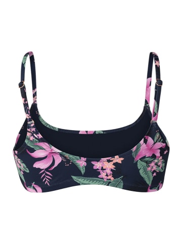 Brunotti Bikini-Oberteil "Cruz" in Dunkelblau/ Rosa