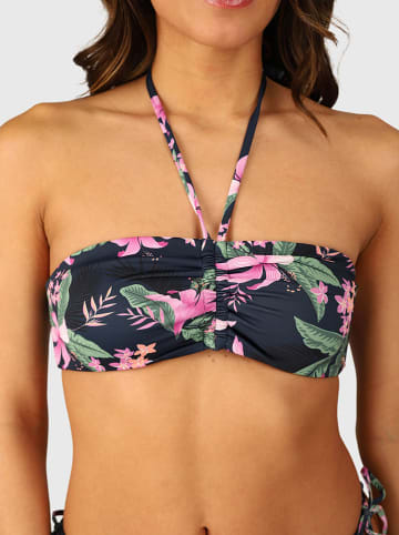 Brunotti Bikini-Oberteil "Suus" in Dunkelblau/ Rosa
