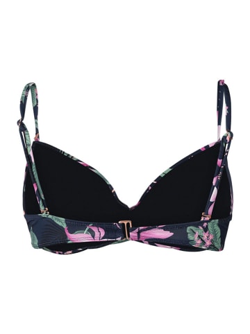 Brunotti Bikini-Oberteil "Stefana" in Dunkelblau/ Rosa