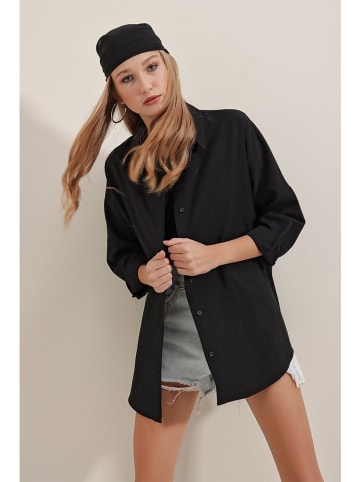 trendyol Hemd in Schwarz
