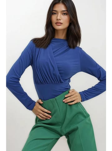 trendyol Bluse in Dunkelblau