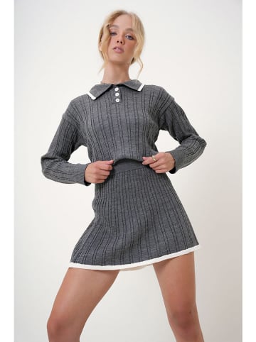 trendyol 2tlg. Outfit in Anthrazit