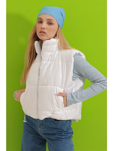 Trend Alacati Steppweste in Weiß