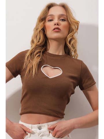 trendyol Shirt bruin