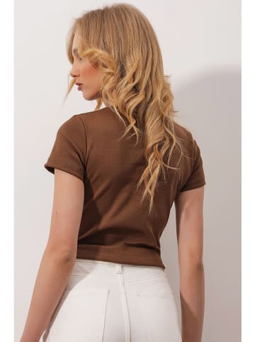 trendyol Shirt bruin